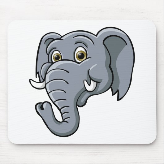 Cartoon-Elefant Mousepad (Vorne)