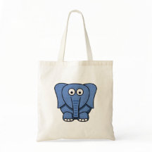 Cartoon-Elefant-Tasche
