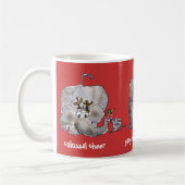 Cartoon-Elefant-Tasse Kaffeetasse (Links)