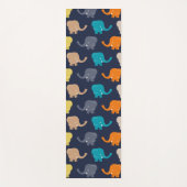 Cartoon Elefanten Yogamatte (Vorderseite)