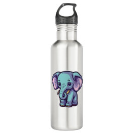 CARTOON ELEPHANT EDELSTAHLFLASCHE