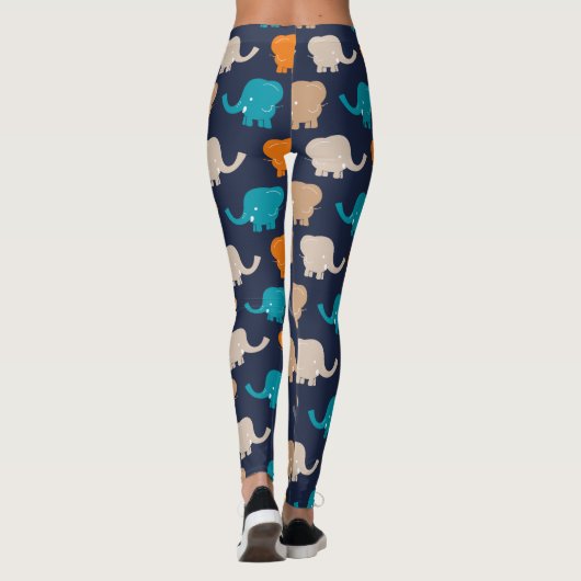 Cartoon Elephant Leggings (Rückseite)