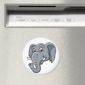 Cartoon Elephant Magnet (In Situ (Geschirrspüler))