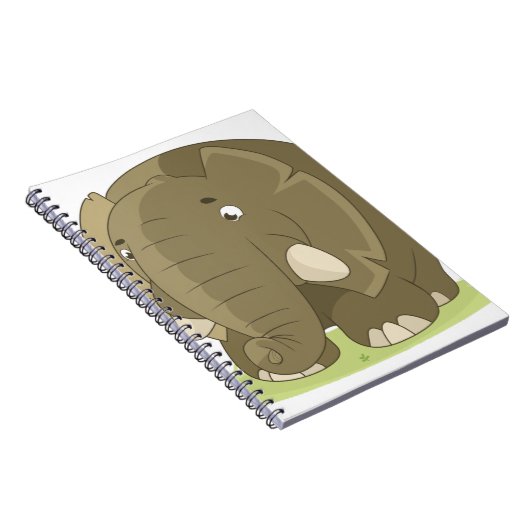 Cartoon Elephant Notizblock (Rechte Seite)