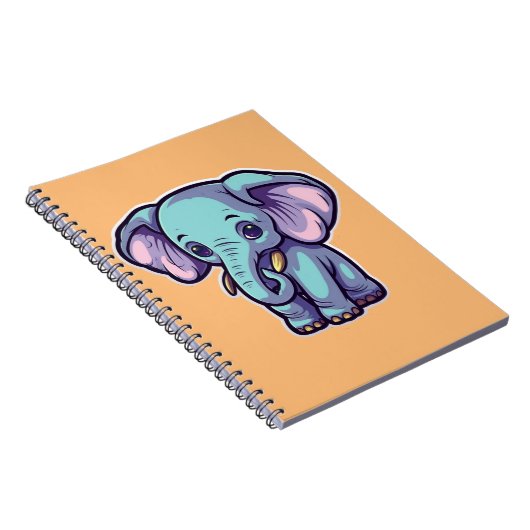 CARTOON ELEPHANT NOTIZBLOCK (Rechte Seite)