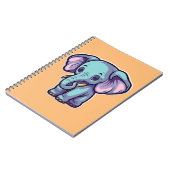 CARTOON ELEPHANT NOTIZBLOCK (Linke Seite)