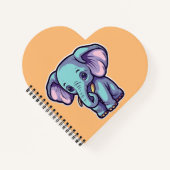 CARTOON ELEPHANT NOTIZBLOCK (Vorderseite)