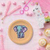 CARTOON ELEPHANT PAPPTELLER (Party)