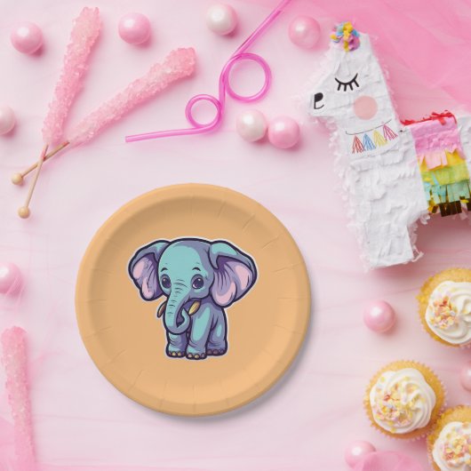 CARTOON ELEPHANT PAPPTELLER (Party)