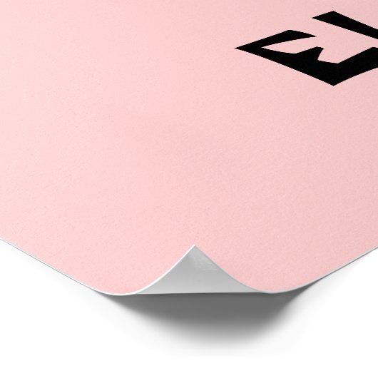 Cartoon Elephant Poster (Ecke)