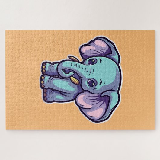 CARTOON ELEPHANT PUZZLE (Horizontal)