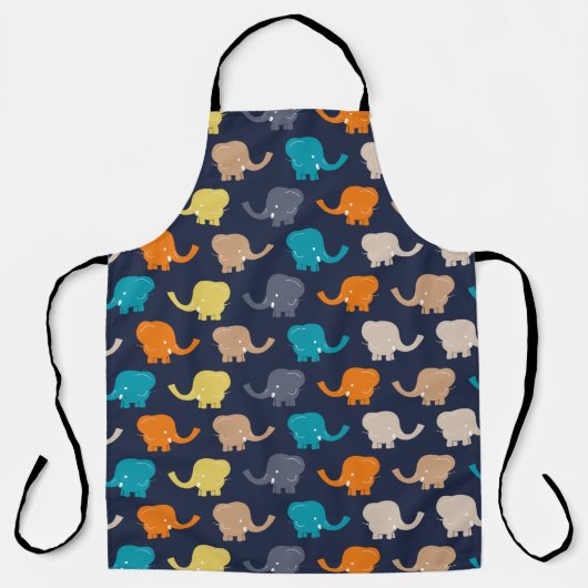 Cartoon Elephant Schürze (Vorderseite)