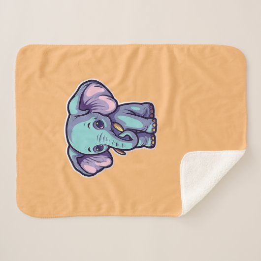 CARTOON ELEPHANT SHERPADECKE (Vorderseite (Horizontal))