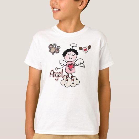 Cartoon-Engel T-Shirt (Vorderseite)
