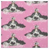 Cartoon English Cocker spaniel Fabric Stoff (Muster)