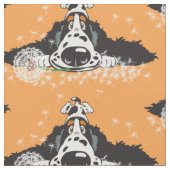 Cartoon English Cocker spaniel Fabric Stoff (Nahaufnahme)