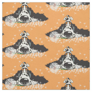 Cartoon English Cocker spaniel Fabric Stoff