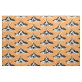 Cartoon English Cocker spaniel Fabric Stoff (Fat Quarter (45,7 x 55,9 cm))