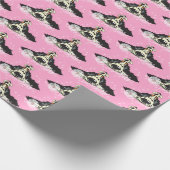 Cartoon English Cocker spaniel Wrapping Paper Geschenkpapier (Ecke)