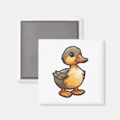 Cartoon-Entendarstellung Magnet (Vorderseite/Rückseite)