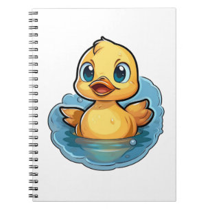 Cartoon-Entendarstellung Notizblock