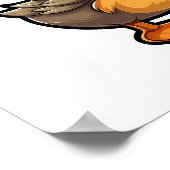 Cartoon-Entendarstellung Poster (Ecke)