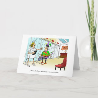 Cartoon - Entschuldigung für deinen Unfall. Karte