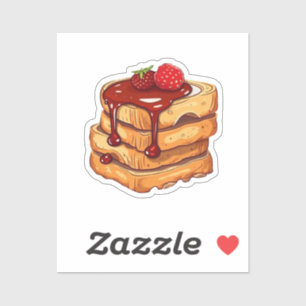 Cartoon Erdnussbutter und Gelee-Sandwich Aufkleber