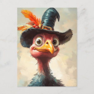 Cartoon Erntedank Türkei Postkarte