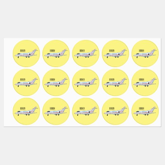 Cartoon Etiketten (Blatt)