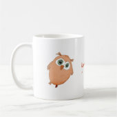 Cartoon-Eule! Kaffeetasse (Links)