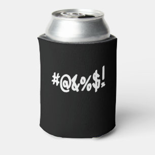 Cartoon Expletive Swearing Curse Funny Symbole Dosenkühler