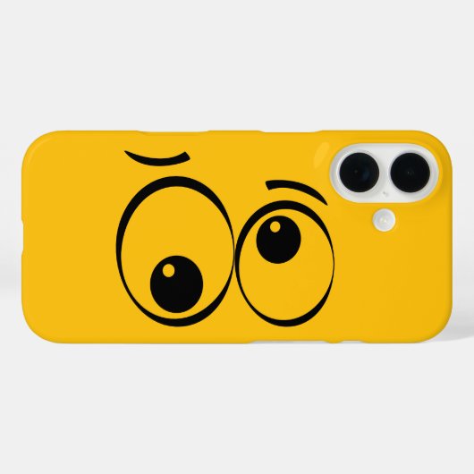 Cartoon Eyes Funny Illustrations Case-Mate iPhone Hülle (Rückseite (Horizontal))