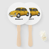 Cartoon Fächer (Vorne und Hinten)