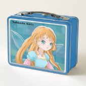 Cartoon Fairy Metall Brotdose (Rückseite)