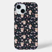 Cartoon Fairy With Flowers Seamless Pattern Case-Mate iPhone Hülle (Rückseite)