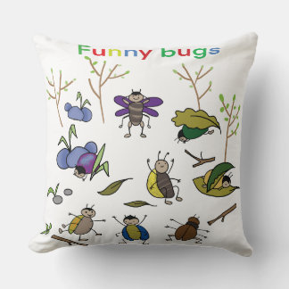 Cartoon Fanny Bugs Kissen