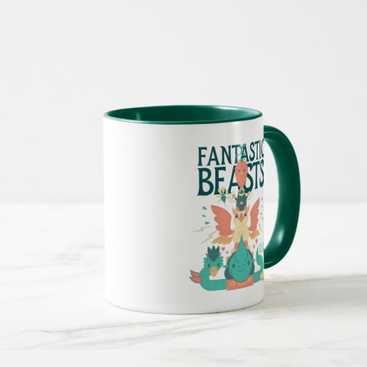 Cartoon Fantastic Beasts Emerge From Suitcase Tasse (VorderseiteRechts)