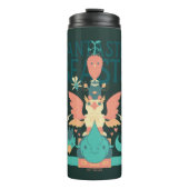 Cartoon Fantastic Beasts Emerge From Suitcase Thermosbecher (Vorderseite)