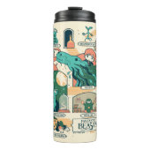 Cartoon Fantastic Beasts Scenes Thermosbecher (Vorderseite)