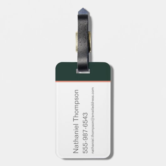 Cartoon Fantastic Beasts With Newt Scamander Gepäckanhänger (Rückseite vertikal)