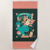 Cartoon Fantastic Beasts With Newt Scamander Strandtuch (Vorderseite)