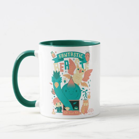 Cartoon Fantastische Bestien mit Newt Scamander Tasse (Links)