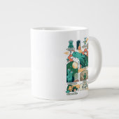 Cartoon Fantastische Bestien Szenen Jumbo-Tasse (Vorderseite Rechts)