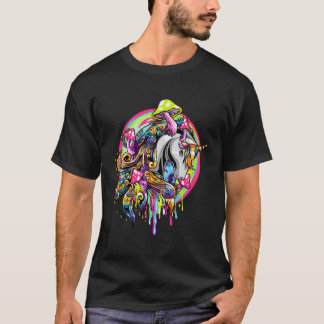 Cartoon Fantasy Unicorat Kinder Unbekannter Monte  T-Shirt