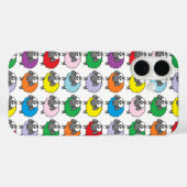 Cartoon Farbiges Schafmuster Case-Mate iPhone Hülle (Rückseite (Horizontal))