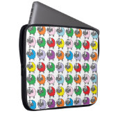 Cartoon Farbiges Schafmuster Laptopschutzhülle (Vorne Rechts)