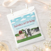Cartoon Farm Animals Kindergeburt Vielen Dank Geschenktütchen (Ausgeschnitten)