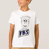 Cartoon FBI-Agent T-Shirt (Vorderseite)