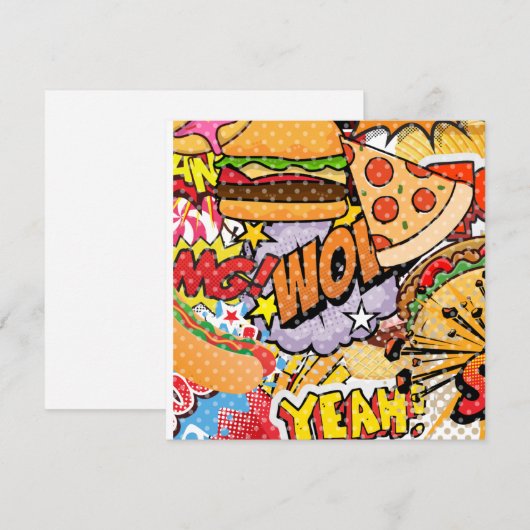 Cartoon Feiertagskarte (Vorne/Hinten)